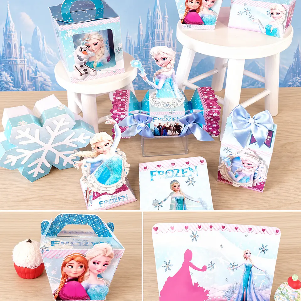 Arquivo de Corte Kit Festa Frozen 9 1