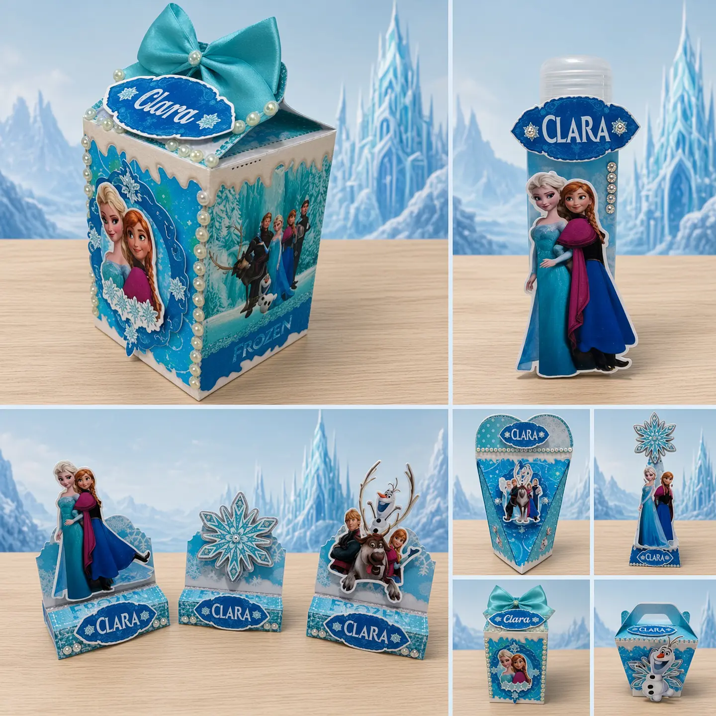Arquivo de Corte Kit Festa Frozen 7 1