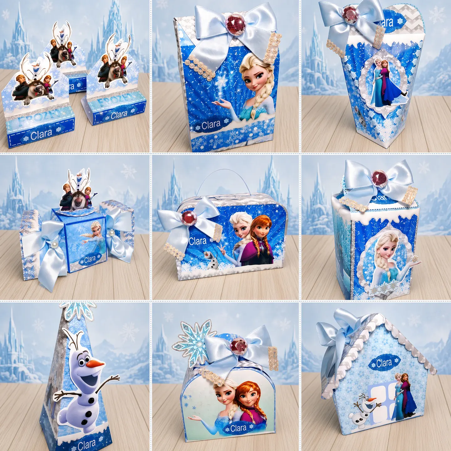 Arquivo de Corte Kit Festa Frozen 5 1