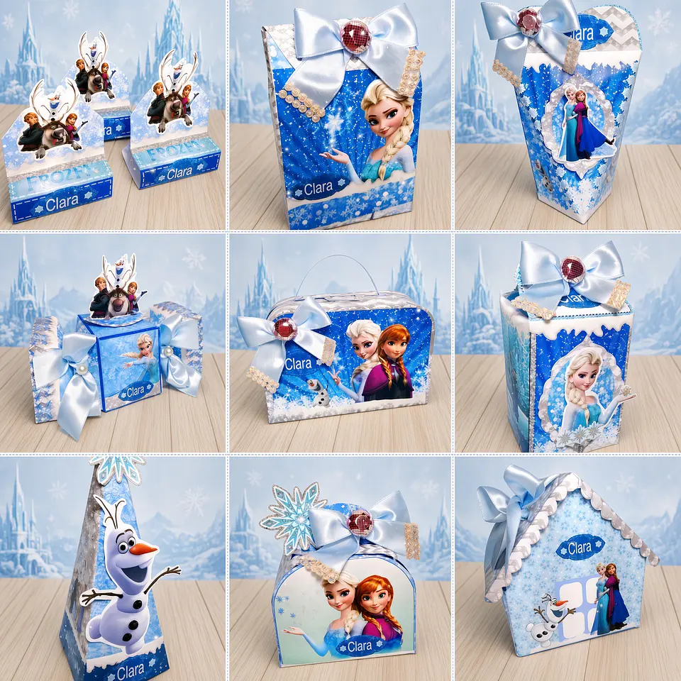 Arquivo de Corte Kit Festa Frozen 5 1