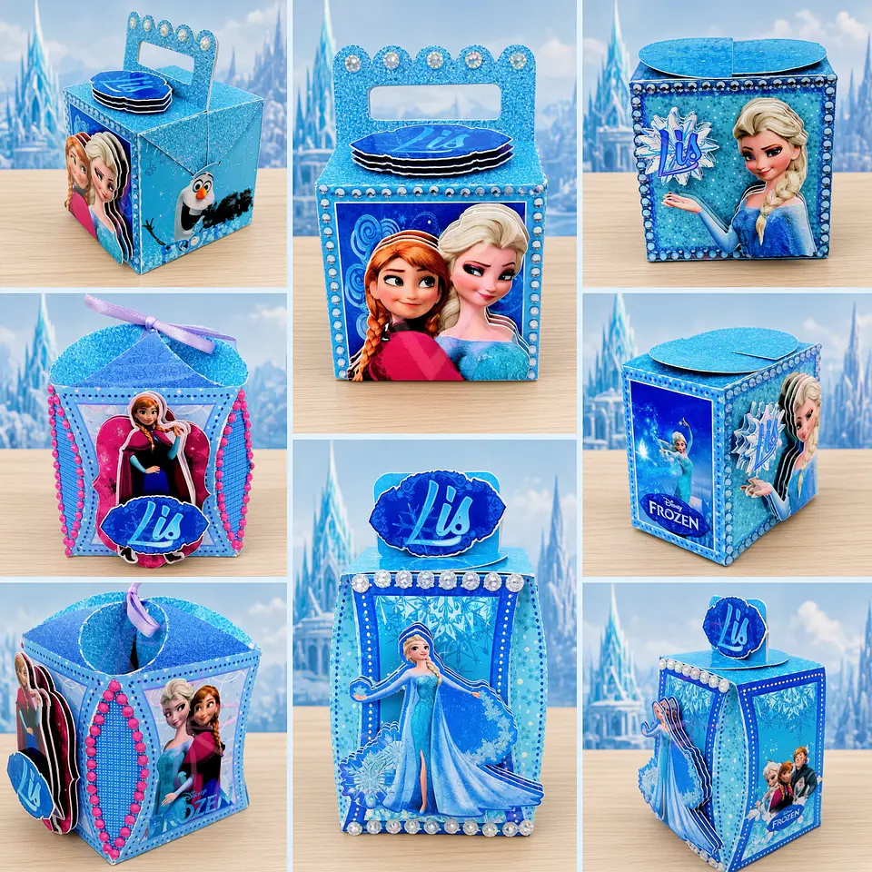 Arquivo de Corte Kit Festa Frozen 4 1