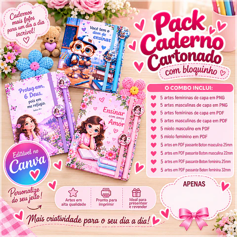 Encadernação - Cadernos Cartonados