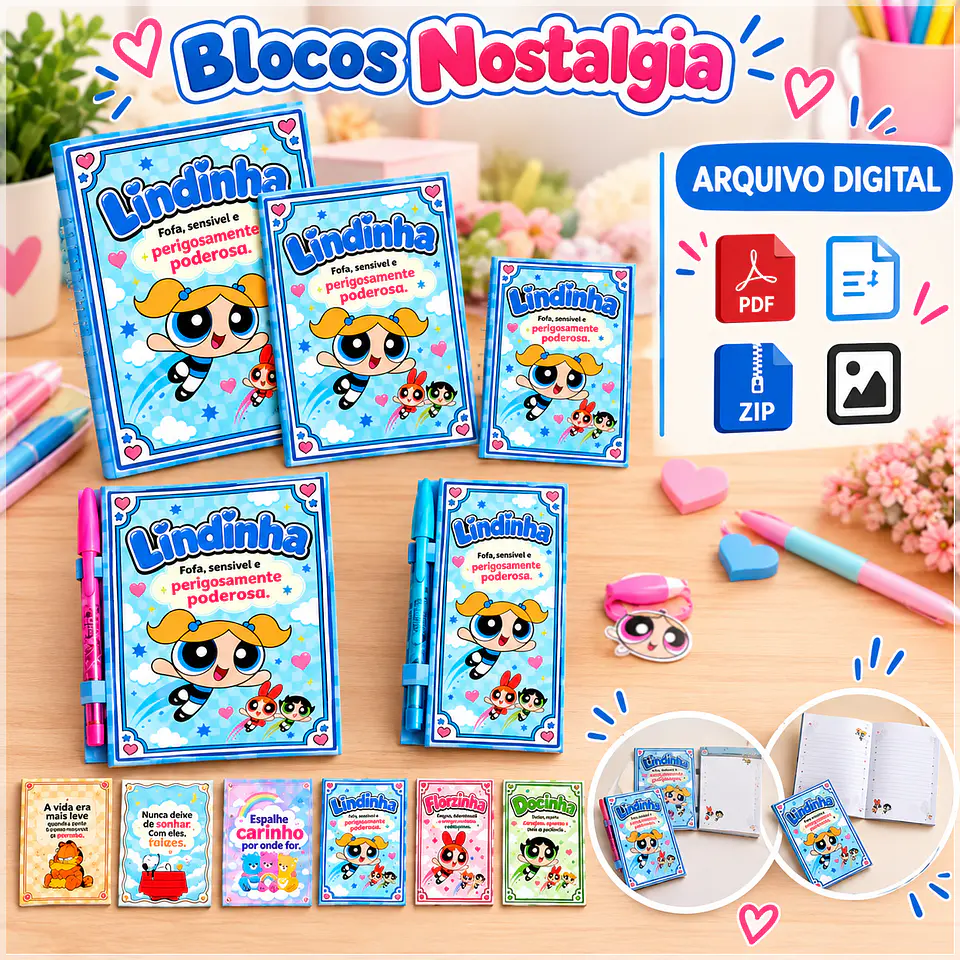 Encadernação - Blocos Coleção Nostalgia 1