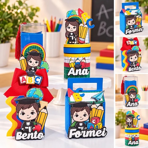 Arquivo de Corte Kit Festa Formatura ABC 15