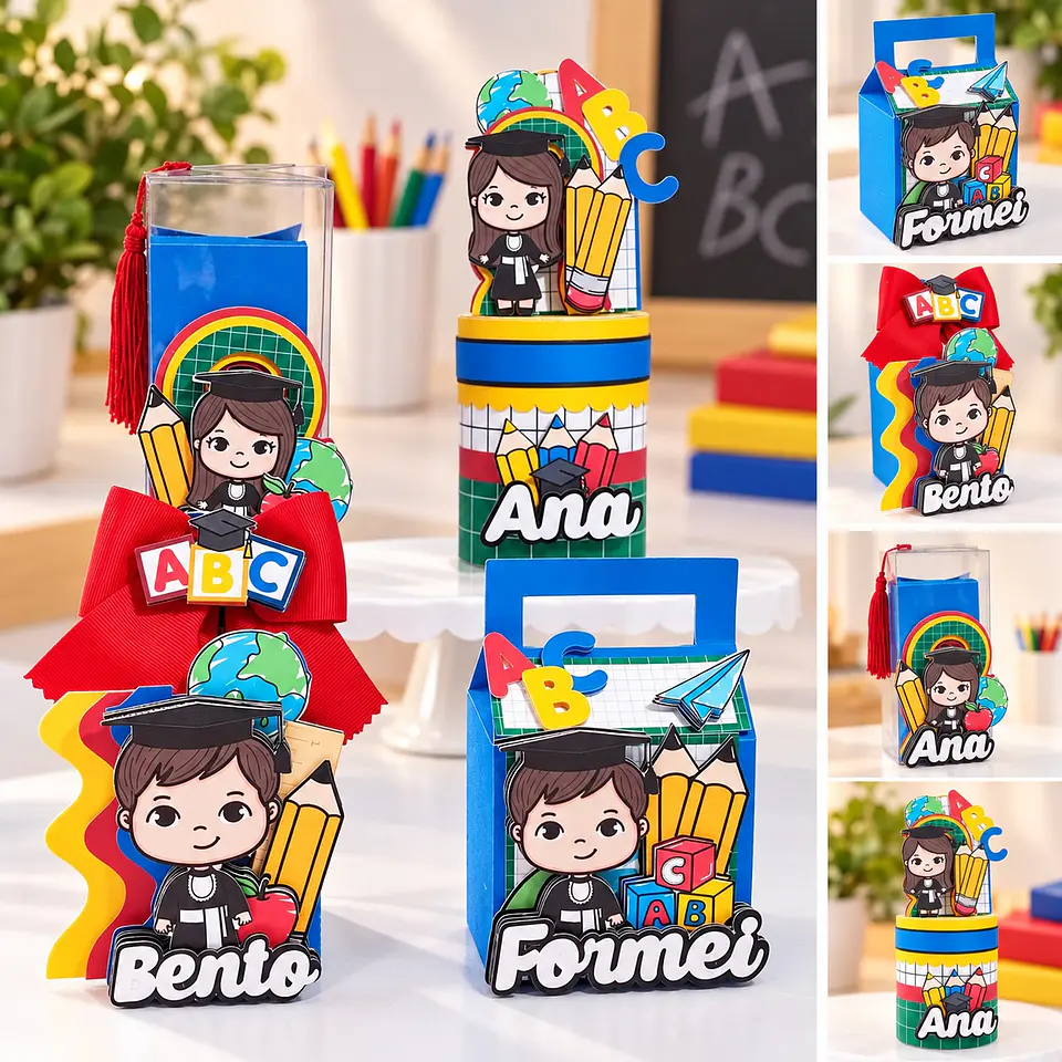 Arquivo de Corte Kit Festa Formatura ABC 15 1