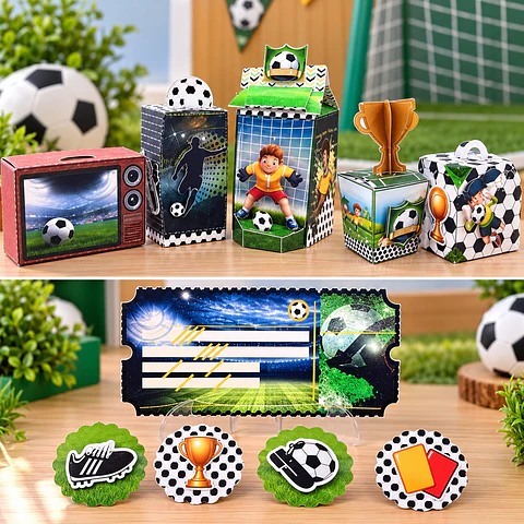 Arquivo de Corte Kit Festa Futebol 22