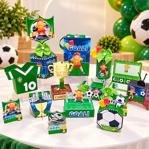 Arquivo de Corte Kit Festa Futebol 5