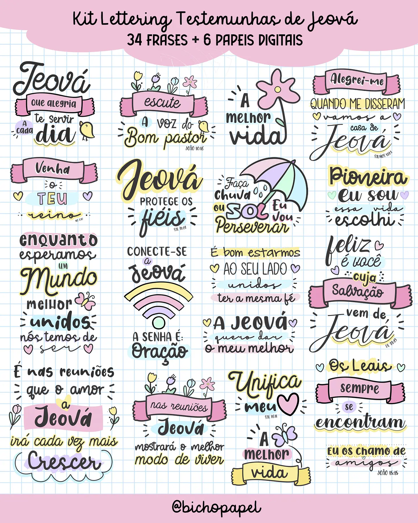 Kit Digital Frases Testemunhas de Jeová 1