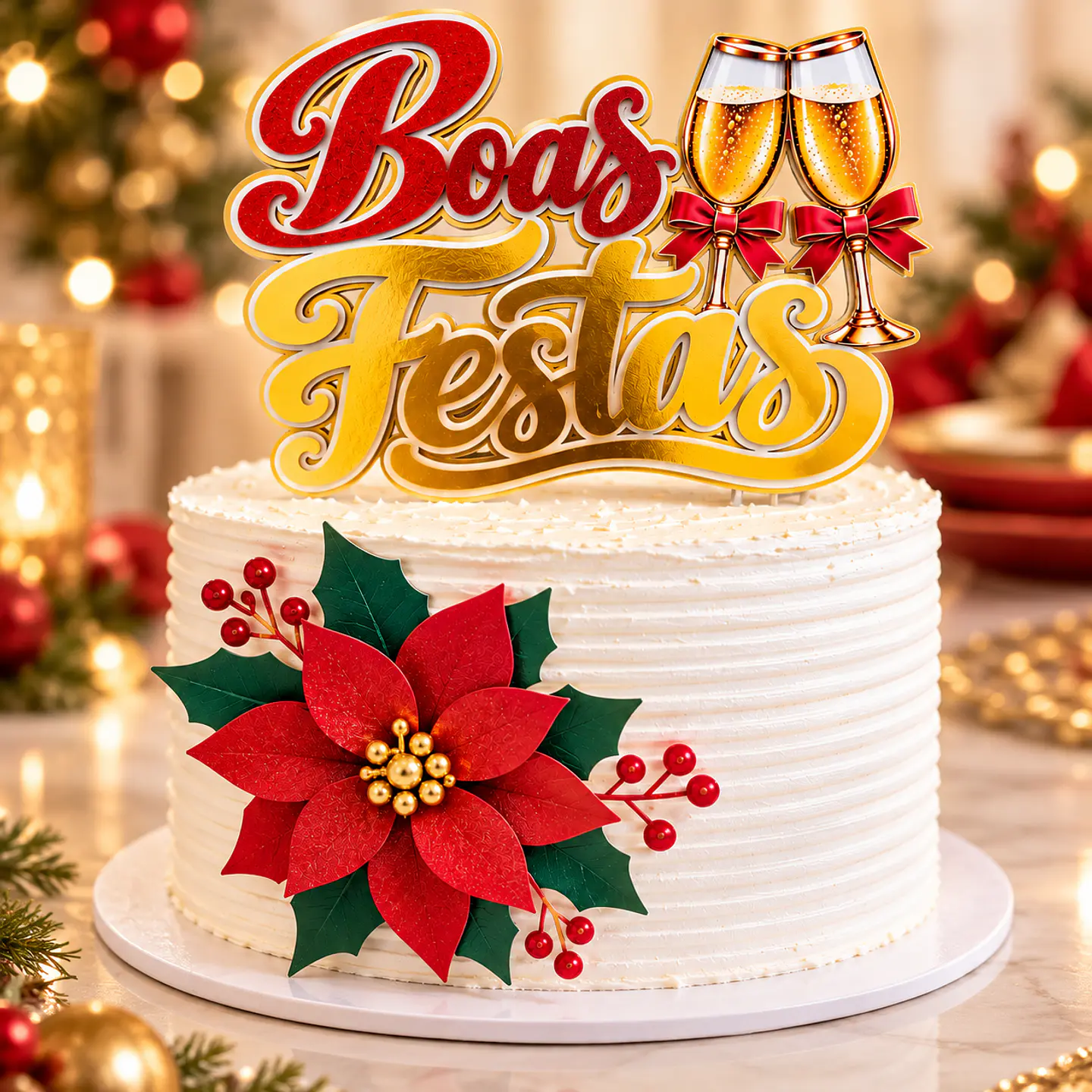 Arquivod e Corte Topo de Bolo Natal Boas Festas 1 1