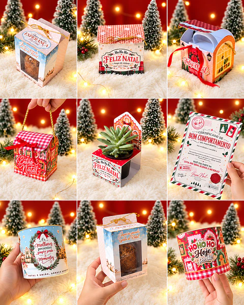 Arquivo de Corte Kit Combo Mimos Natal 1
