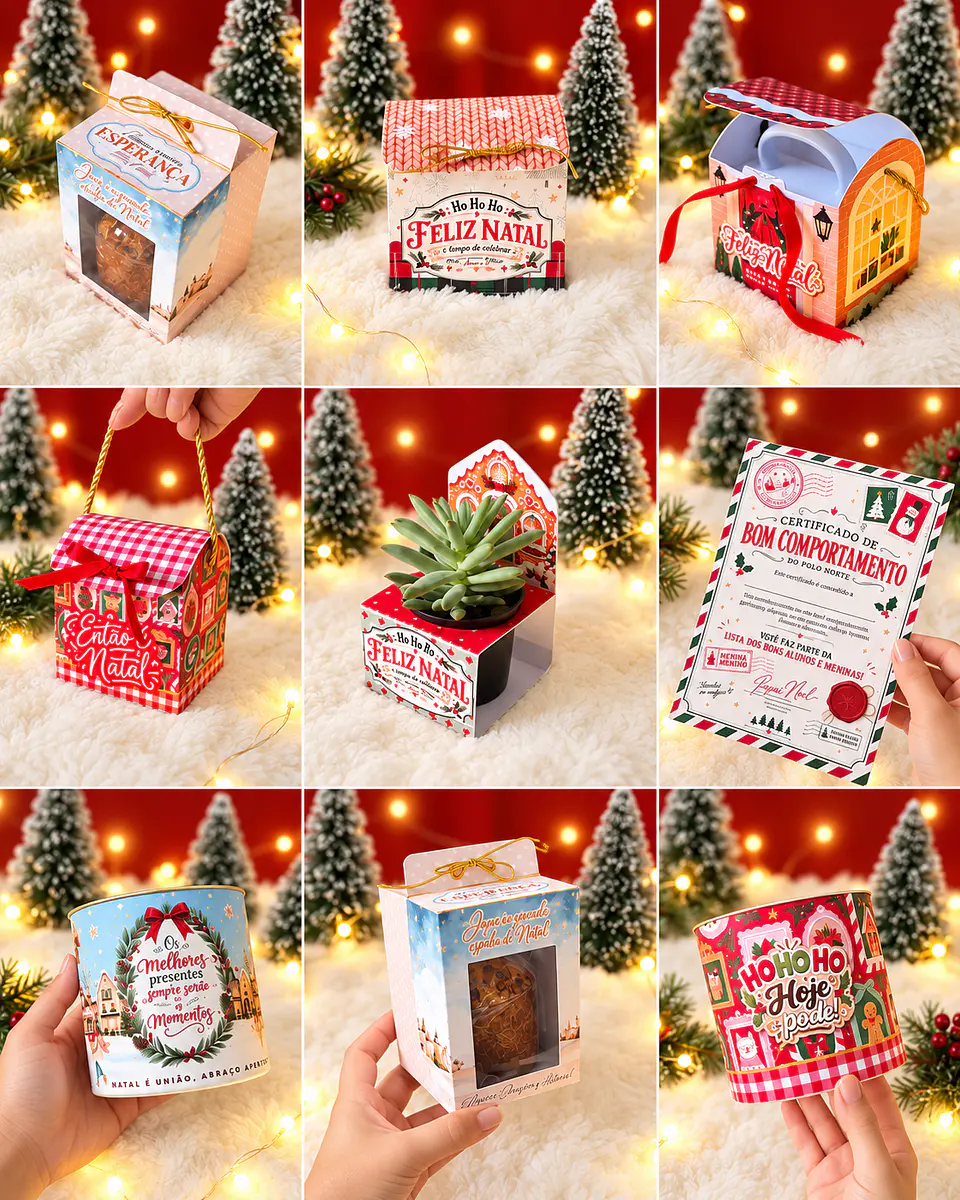 Arquivo de Corte Kit Combo Mimos Natal 1 1