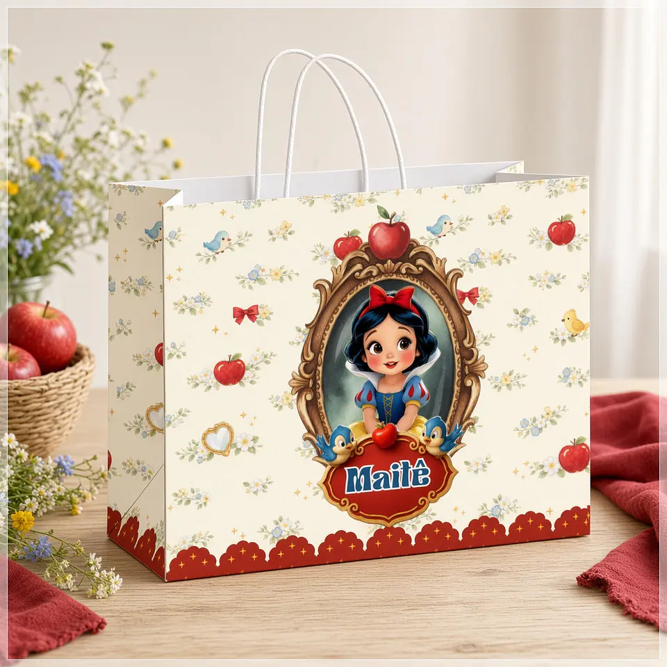 Arquivo de Corte - Sacolinha Branca de Neve 2 1