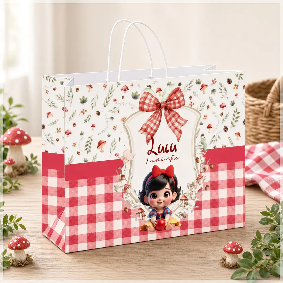 Arquivo de Corte - Sacolinha Branca de Neve 1 1