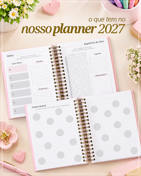 Encadernação - Miolos Planners 27