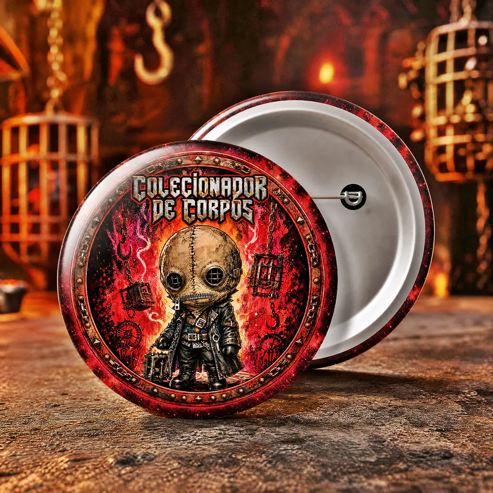 Arquivo de Corte Botton Colecionador de Corpos Terror Halloween 5 1