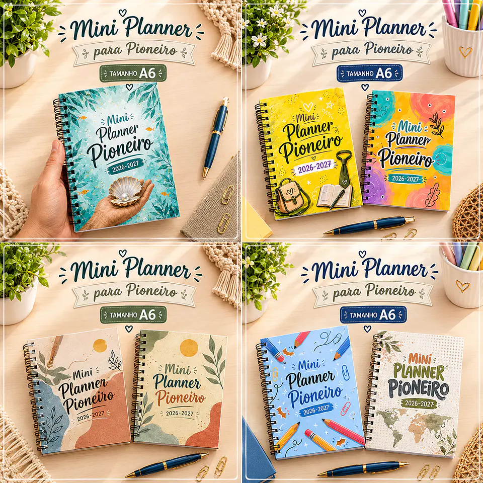 Encadernação - Mini Planner Pioneiro 27 1