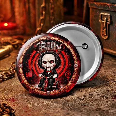 Arquivo de Corte Botton Billy Terror Halloween 3