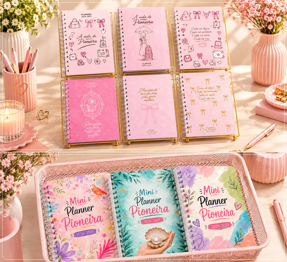 Encadernação - Mini Planner Pioneira 27 1