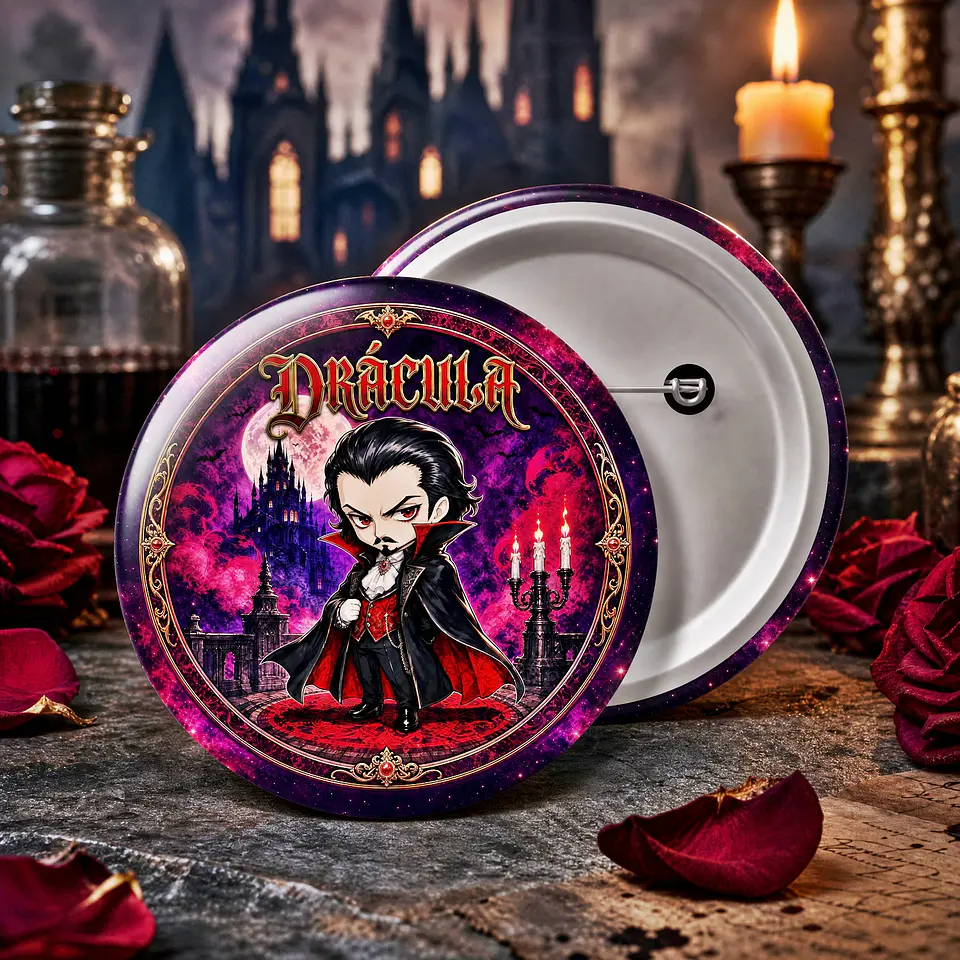 Arquivo de Corte Botton Drácula Terror Halloween 6 1