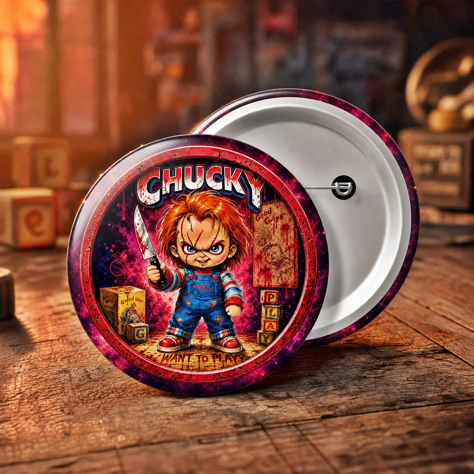 Arquivo de Corte Botton Chucky Terror Halloween 4 1