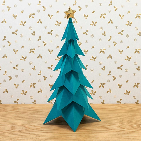 Arquivo de Corte Pinheiro Verde Decorado Natal 3