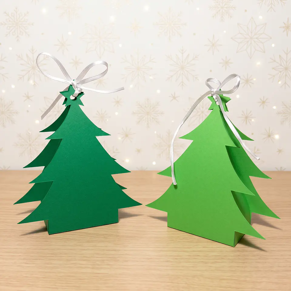 Arquivo de Corte Christmas Tree Box Gift Box Natal 2 1