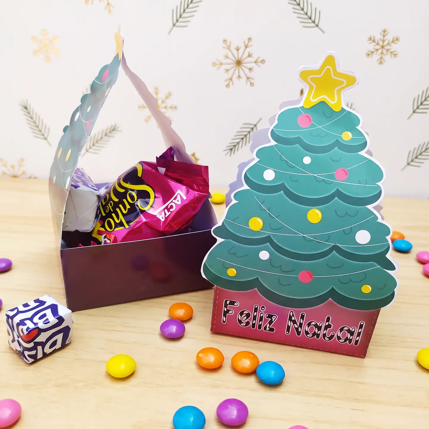 Arquivo de Corte Cesta Árvore Natal 1 1