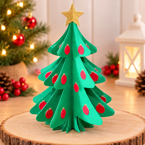 Arquivo de Corte Árvore de 3D Natal 1