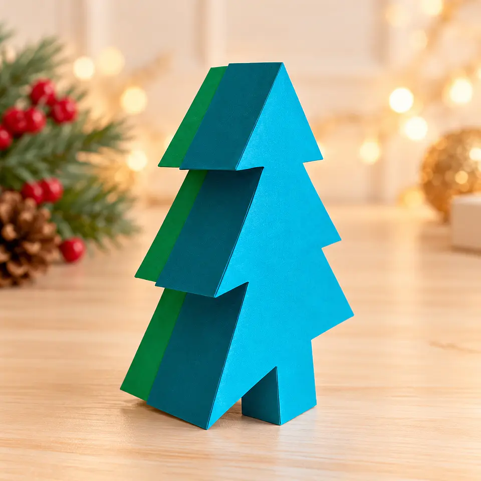 Arquivo de Corte Caixa Árvore Natal 1 1
