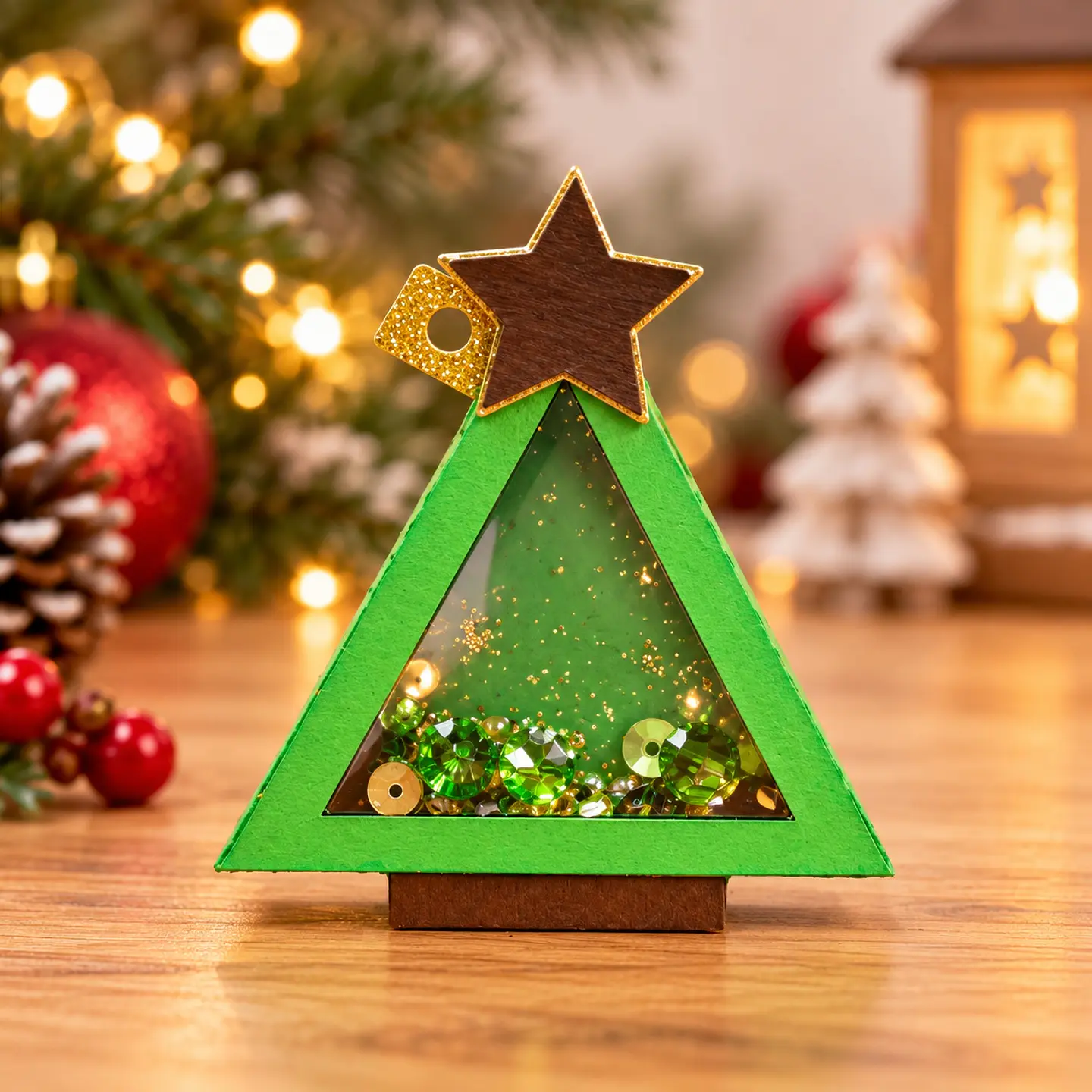 Arquivo de Corte Ornamento Shaker Árvore Natal 1 1
