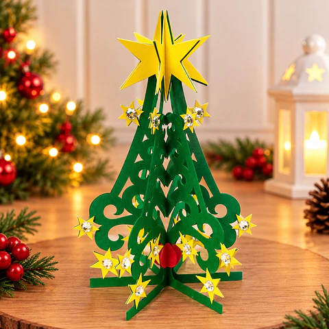 Arquivo de Corte 3D Kerstboom Natal 5