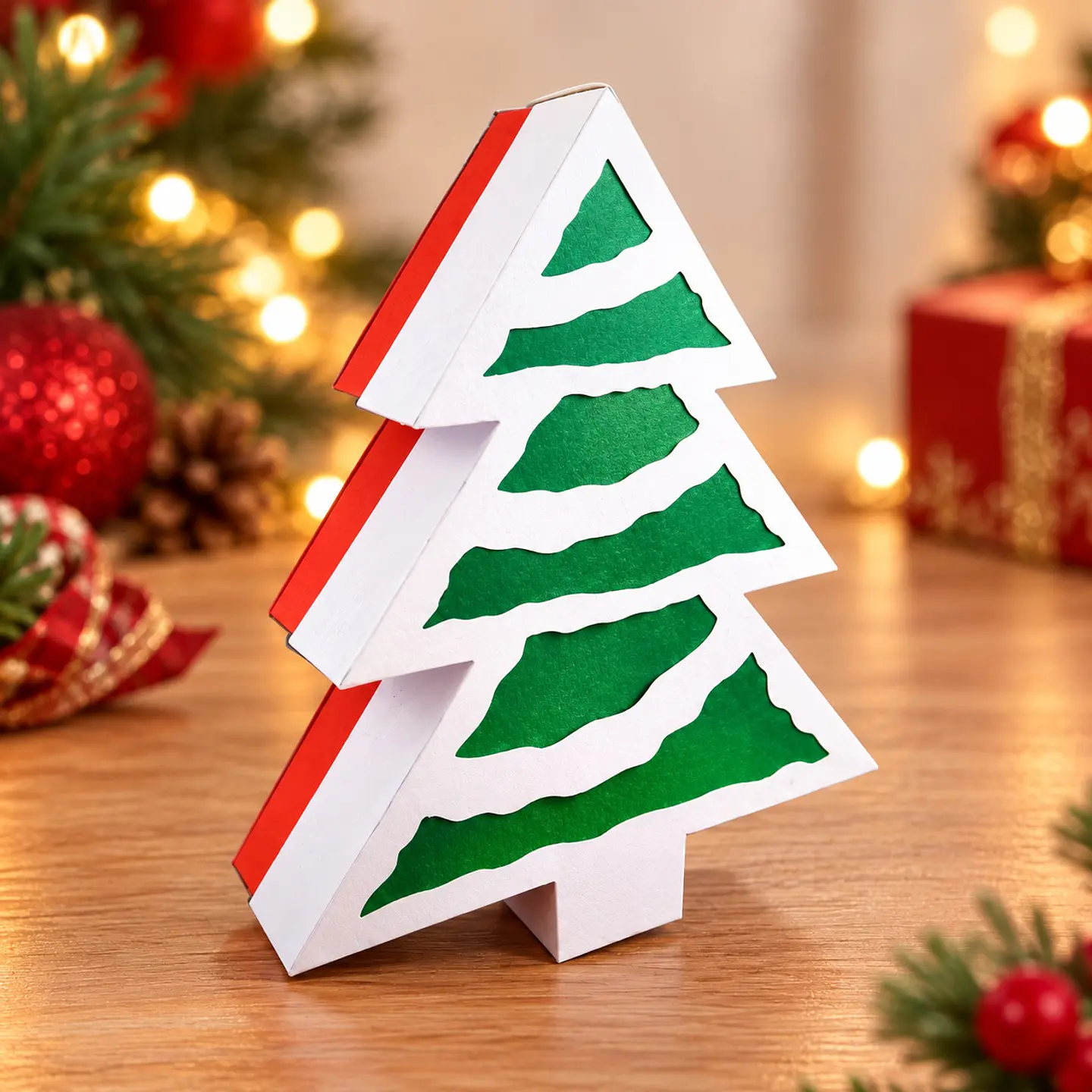 Arquivo de Corte Tree Snow Christmas Box Natal 1 1
