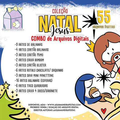 Arquivo de Corte Coleção Jesus Cristão Natal 3