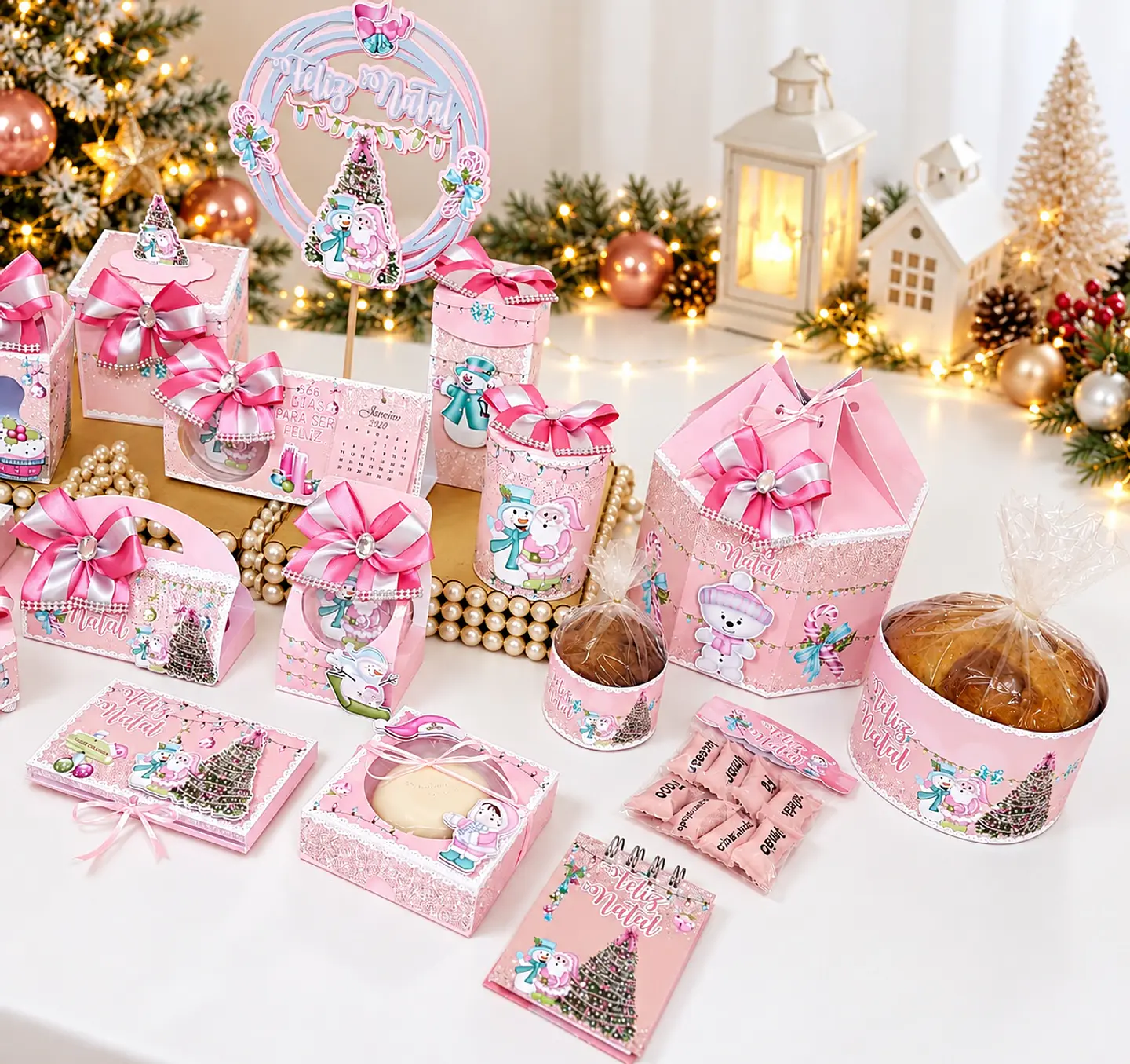 Arquivo de Corte Kit Rosa Natal 2 1