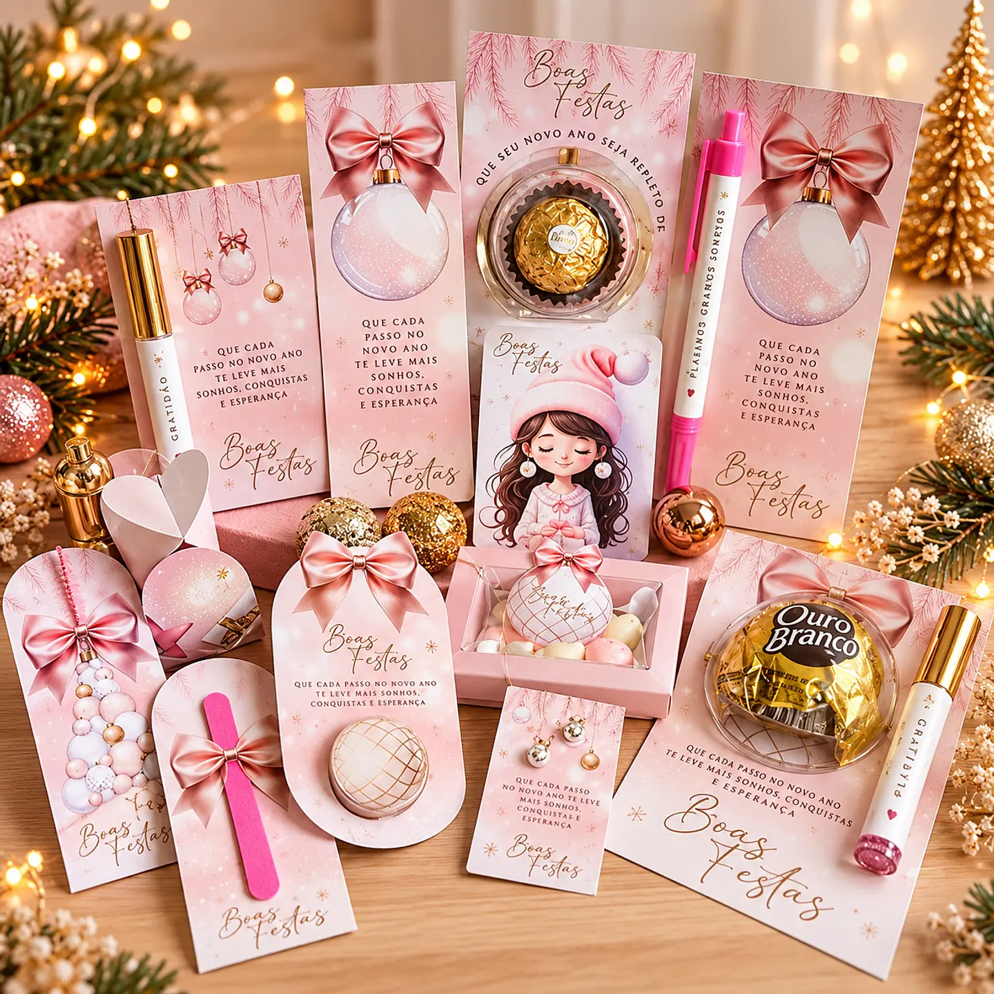 Arquivo de Corte Kit Rosa Natal 2 1