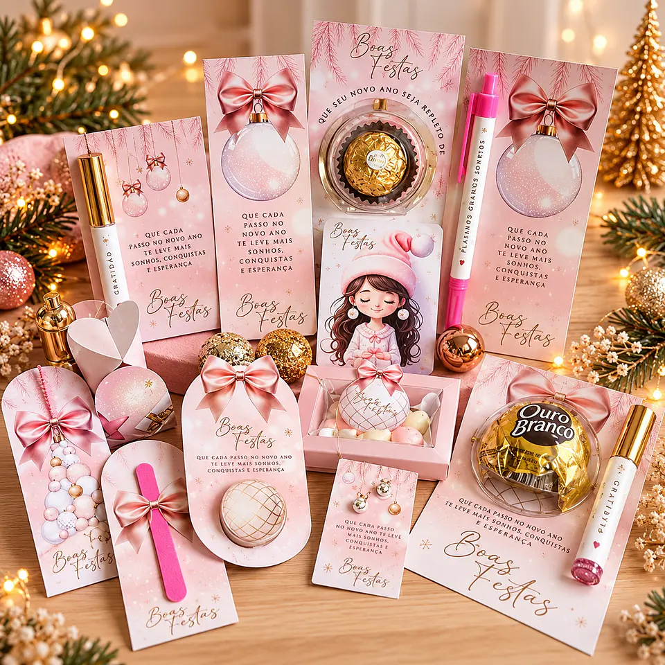 Arquivo de Corte Kit Rosa Natal 2 1