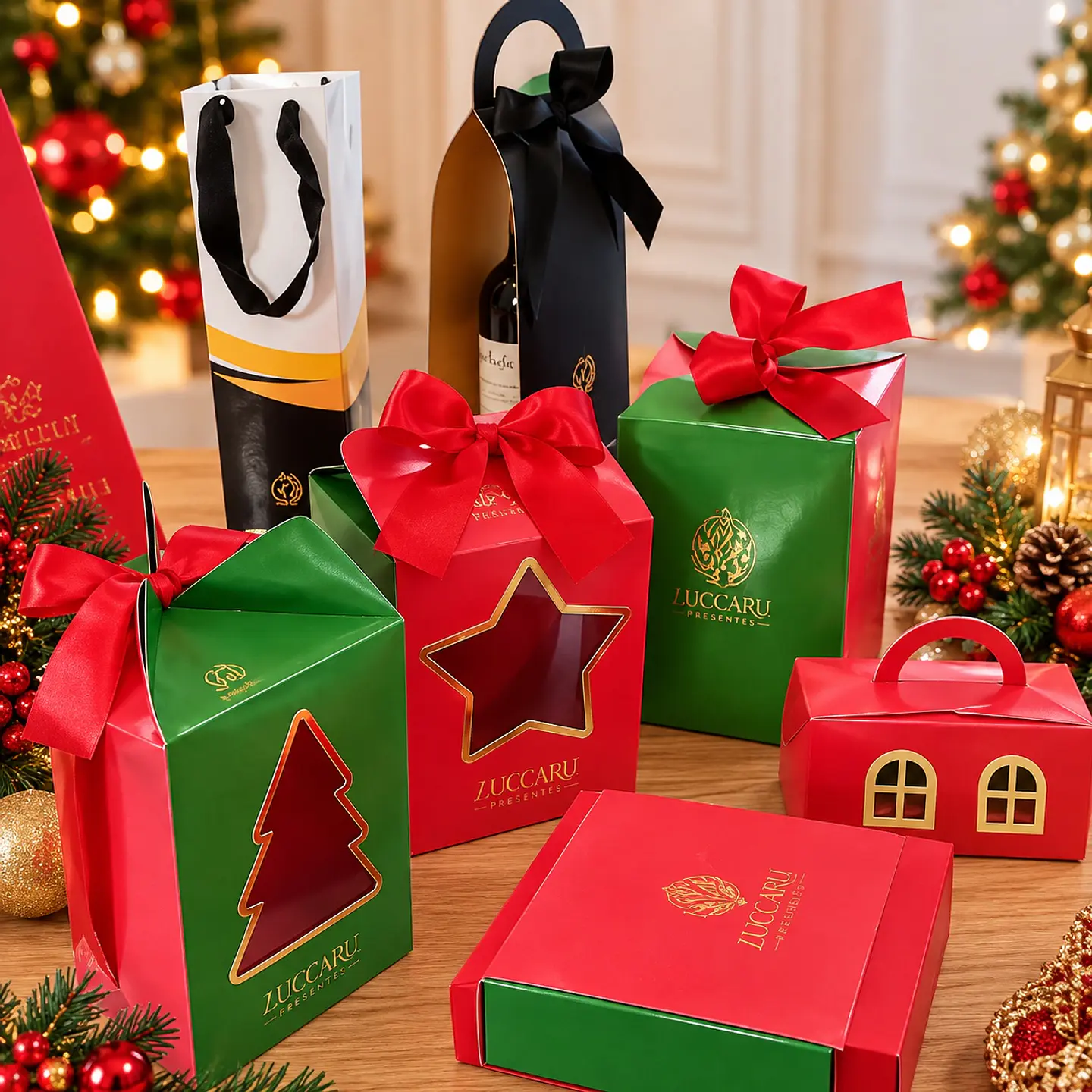 Arquivo de Corte Mimos Natalinos Verde e Vermelho Natal 1 1