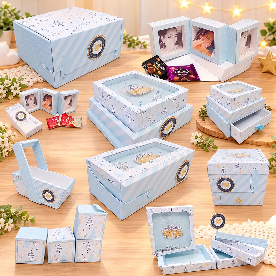 Arquivo de Corte Kit Arquivos Natal Azul 3 1