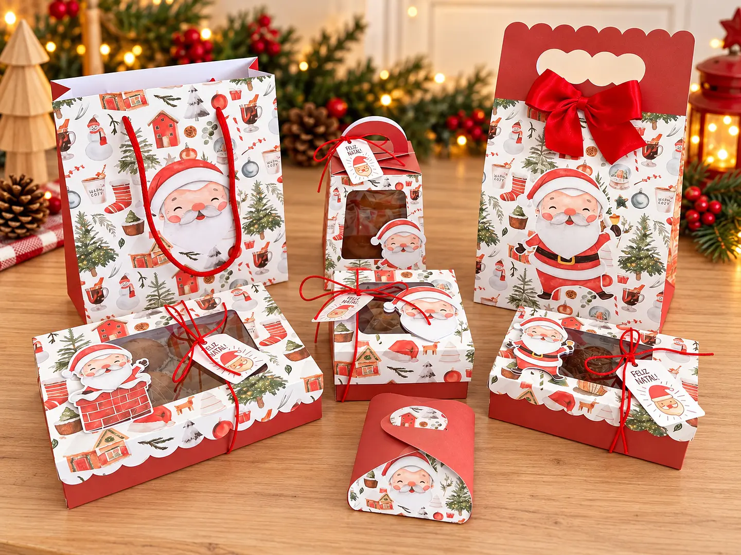 Arquivo de Corte Kit Cxs Natalinas Natal 1 1