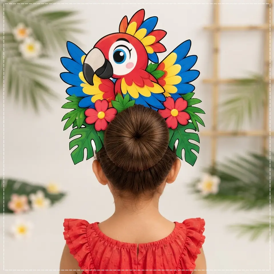 Arquivo de Corte Dia das Crianças Cabelo Maluco Arara 11 1