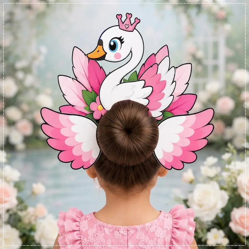 Arquivo de Corte Dia das Crianças Cabelo Maluco Cisne 10 1