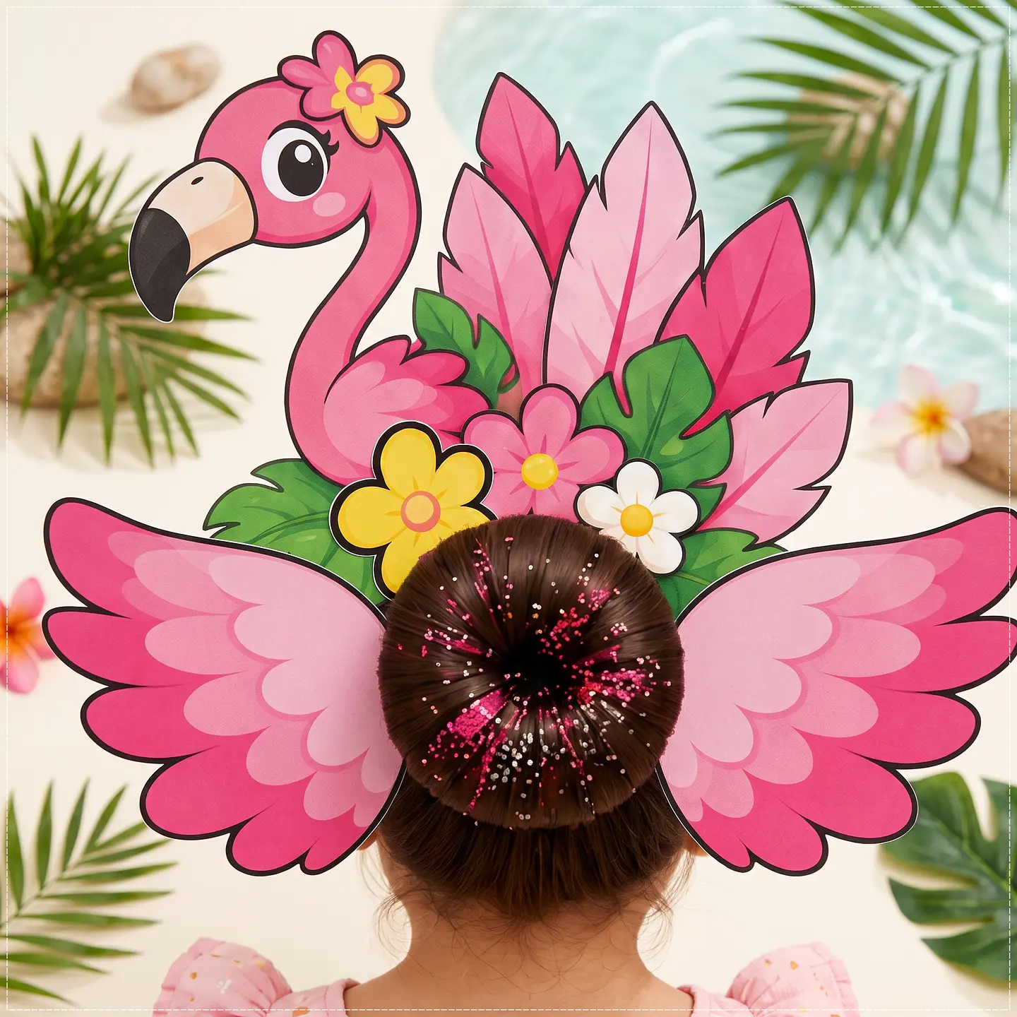 Arquivo de Corte Dia das Crianças Cabelo Maluco Flamingo 8 1