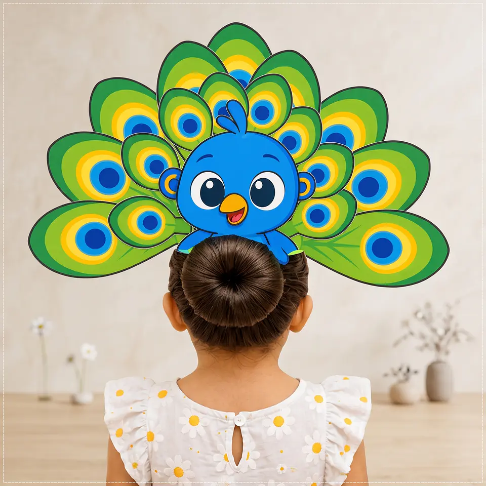 Arquivo de Corte Dia das Crianças Cabelo Maluco Pavão 1 1