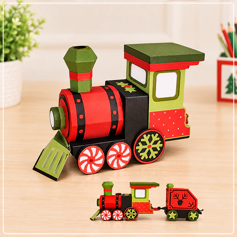 Arquivo de Corte Trem de Natal 14