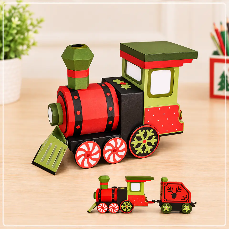Arquivo de Corte Trem de Natal 14 1