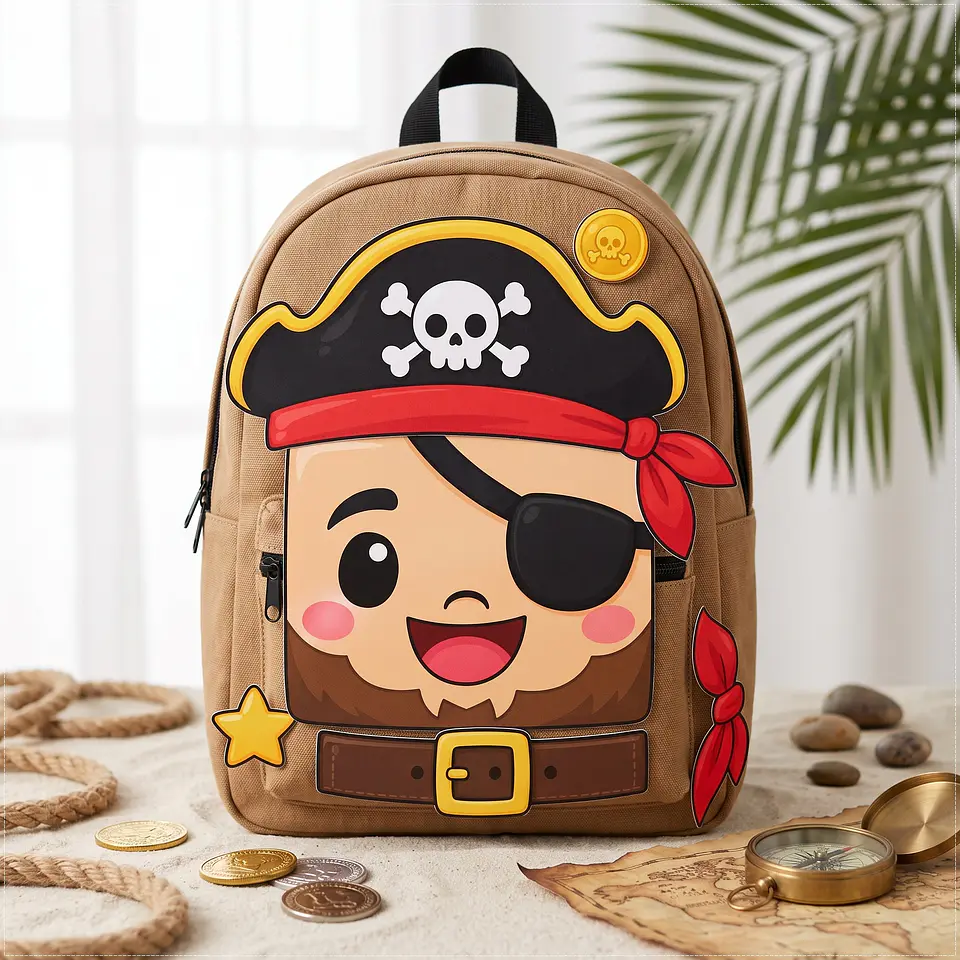 Arquivo de Corte Dia das Crianças Mochila Maluca Pirata 56 1