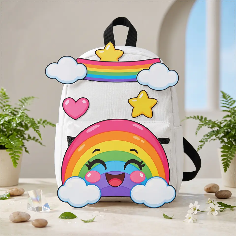 Arquivo de Corte Dia das Crianças Mochila Maluca Arco Íris 55 1