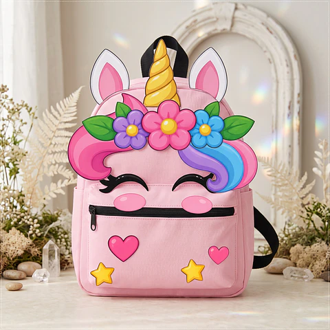 Arquivo de Corte Dia das Crianças Mochila Maluca Unicórnio 53