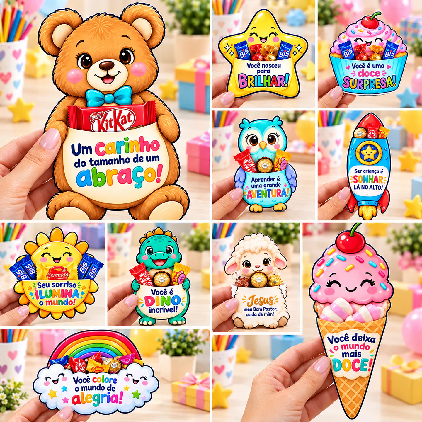 Arquivo de Corte Cards Envelope Dia das Crianças 1 1