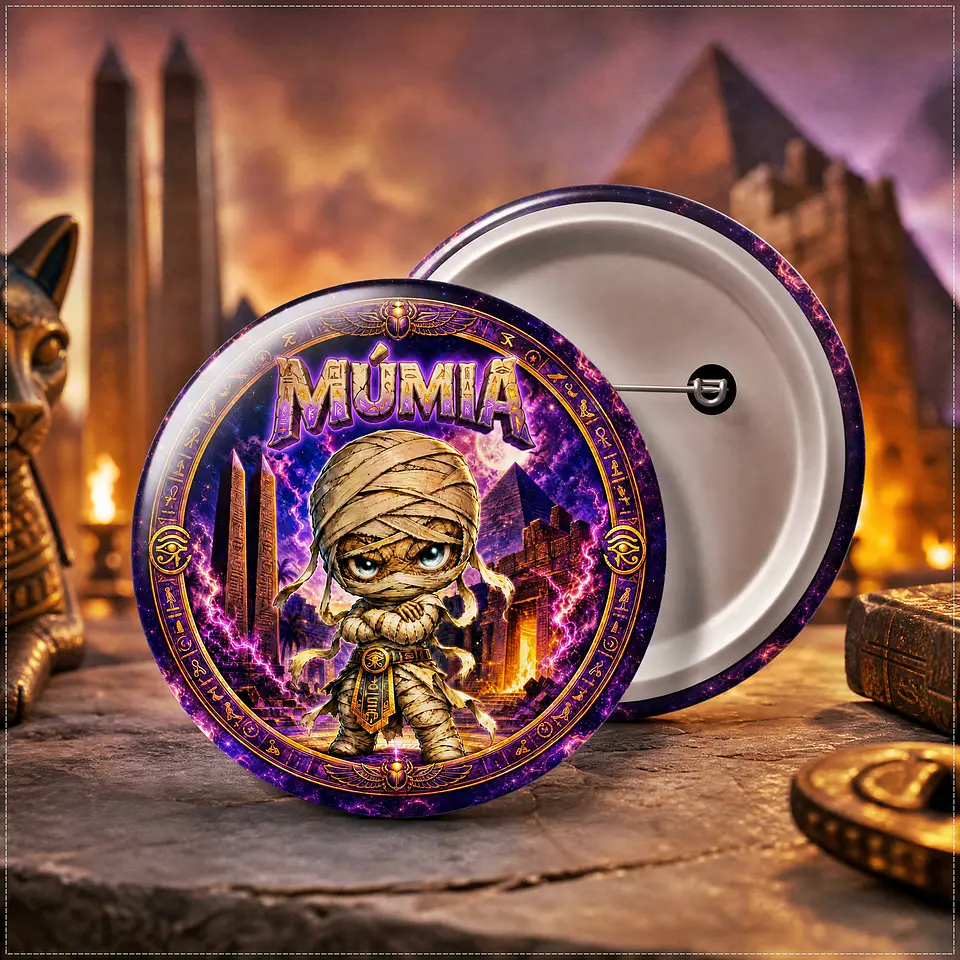 Arquivo de Corte Botton Múmia Terror Halloween 17 1